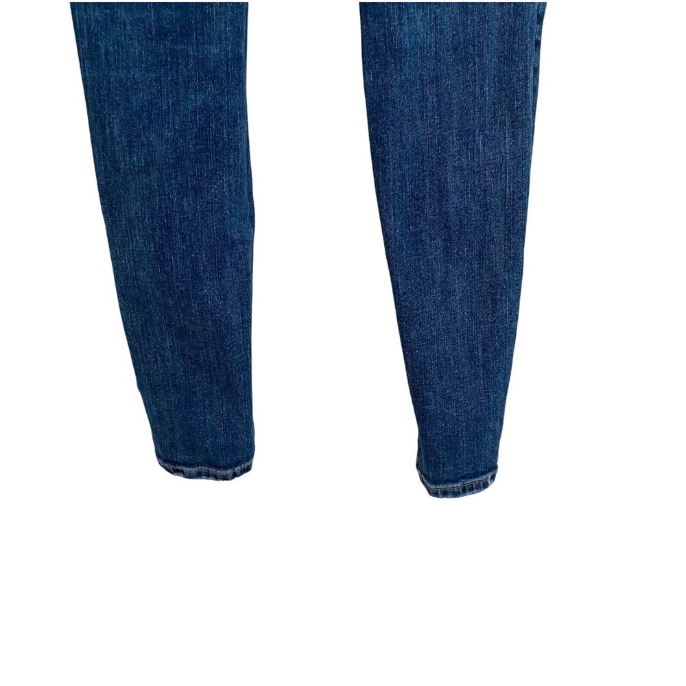 Free People 27 Skinny Jeans Distressed Medium Blue Denim Holes Stretch - Picture 8 of 10